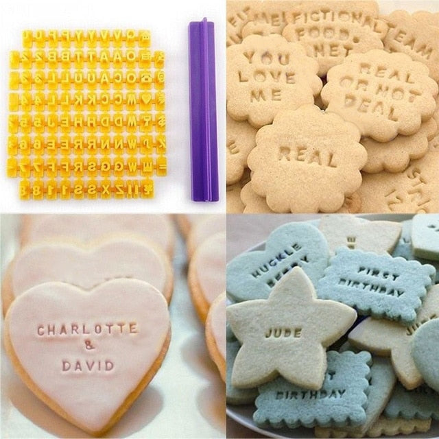 Alphabet, Number, Letter Clay Stamp Impress Embosser Set,cookie Press Stamps,Print  Name Ceramic Pottery Tools - AliExpress